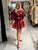 Plum Off Shoulder Loose Dress