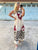Roses and Animal Print Loose Dress