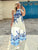 Santorini Dreams Halter Backless Maxi Dress