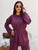 Mirepoix Embellished Premium Knit Co-ord - Marron
