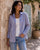 The Riviera Pin Stripe Layered Shirt - Bougie Collection