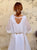 Santorini Pearl Silk Kaftan Dress