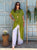 Lime Drift Silk Satin Top