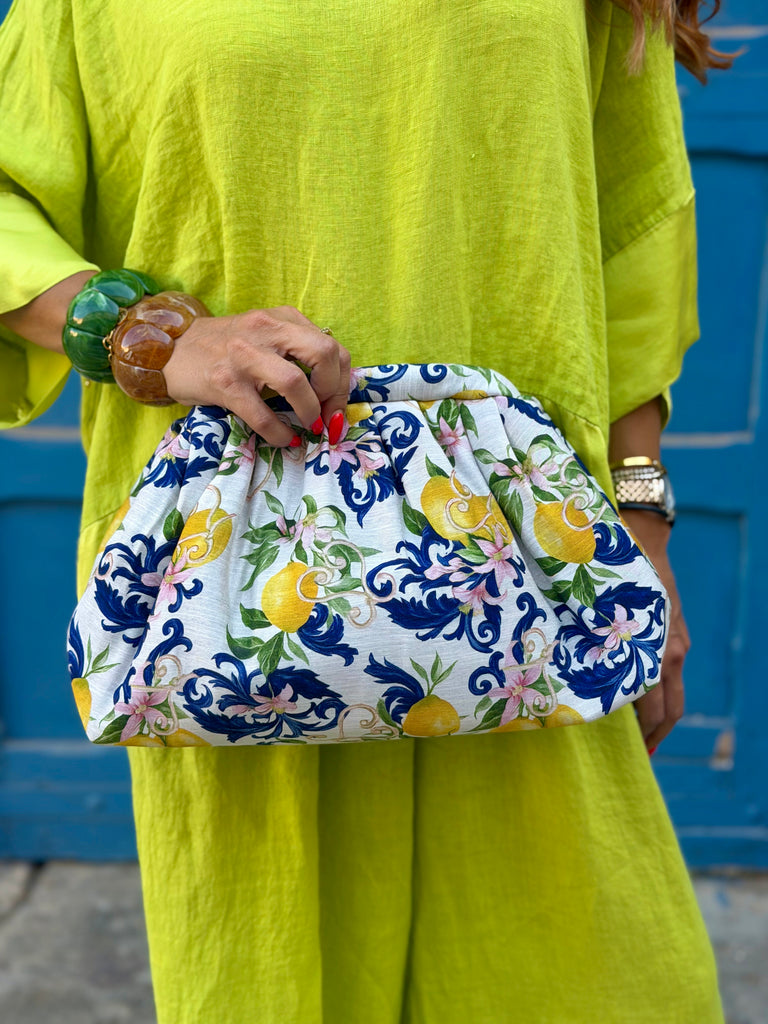 Limone Maiolica Clutch