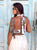 Espresso Coast Halter Dress