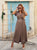 Caffè Milano Silky Luxe Belted Shirt Dress - Bougie Collection