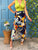 Sunset Bloom Wrap Skirt