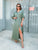 Sage Silk Viscose Shirt Dress
