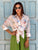 Botanica Crystal Embroidered Sheer Shirt