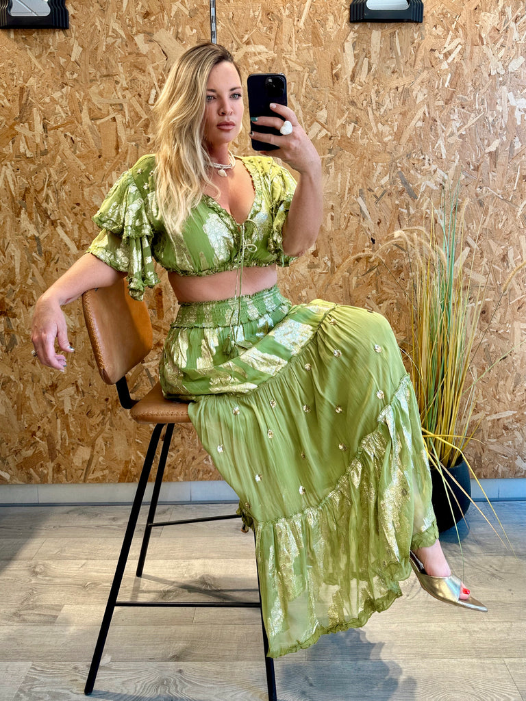 Green Golden Hour Boho Set
