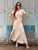 Ivory Lace Ribbed Knit Dress