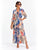 Maison Azure Bloom Pure Silk Shirt Dress