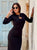 Noir Signature Midi Dress - Bougie Collection