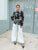 White Crop Trousers