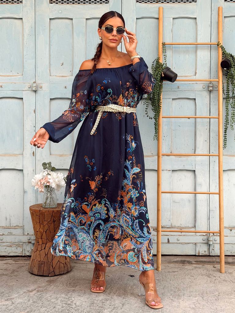 Nuit d’Or Pure Silk Maxi Dress