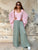 Sage Airflow Viscose Wide Leg Trousers