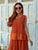 Terracotta Luna Linen & Silk Trim Co-ord