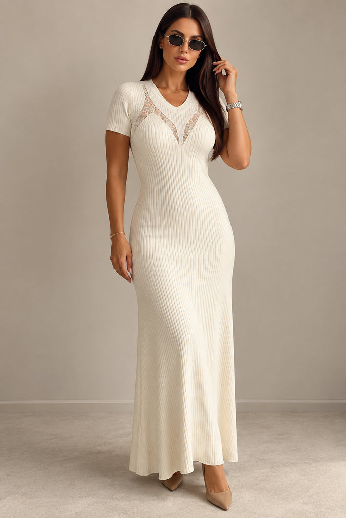 The Viremont Ribbed Knit Dress
