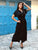 The Mirelle Noir Silky Shirt Dress - Bougie Collection