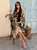 The Villa Limone Silk Kaftan Dress