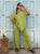 Monaco Pure Linen Co-ord - Verde