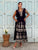 The Black Zahara Embroidered Maxi Dress - Love my Body