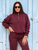 The Aspen Plum Luxe Tracksuit - Bougie Collection