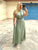 Khaki Silk Lula Dress