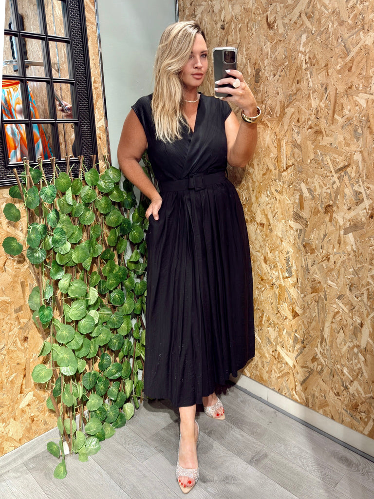 Black Wrap Dress