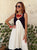 Monaco Contrast Maxi Dress