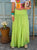 Lime Sorbet Cotton Maxi Skirt