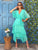 Acqua Étoile Silk Dress
