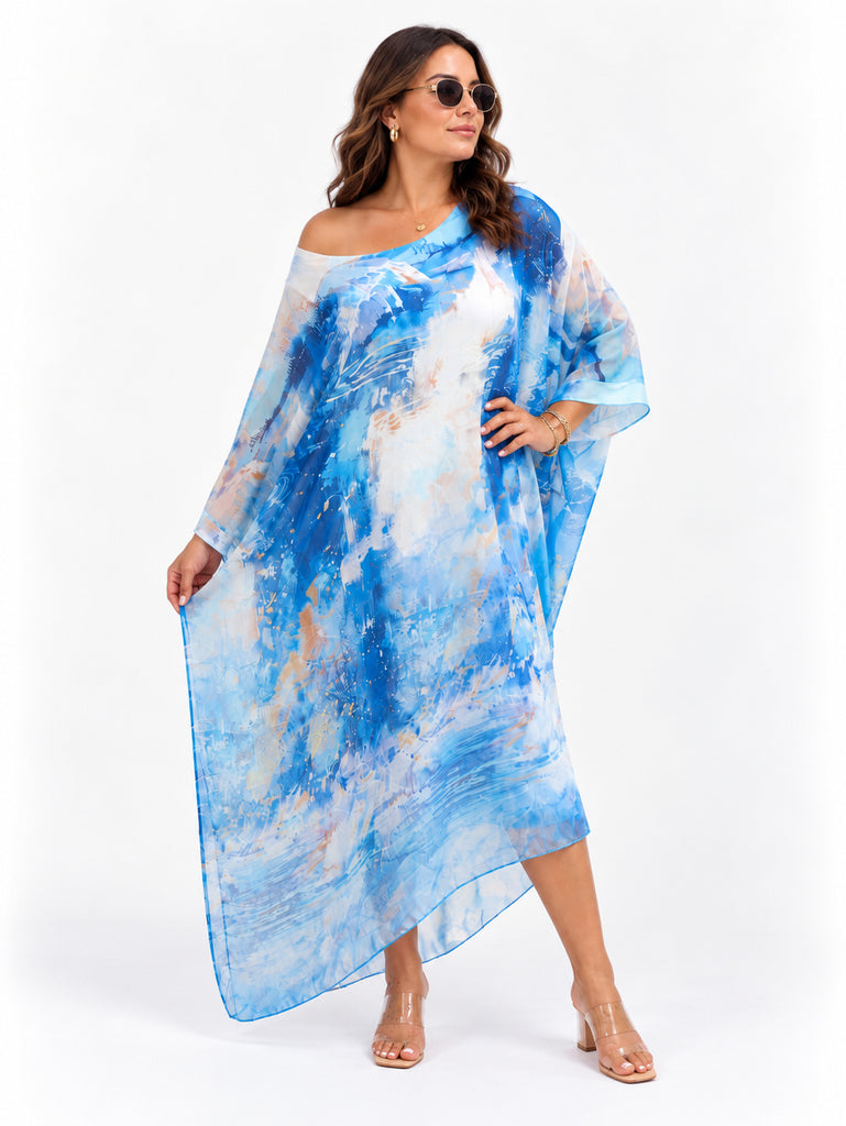 Azure Atelier Pure Silk Kaftan