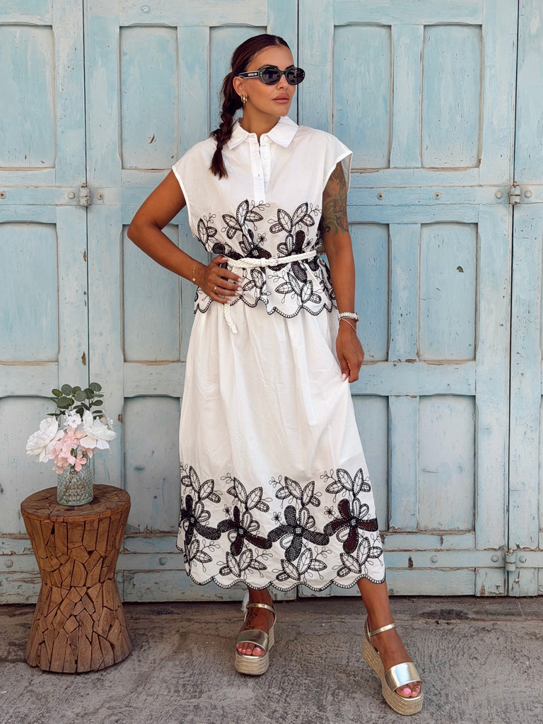 Monaco Embroidered Co-Ord - Love my Body