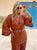 The Capri Cotton Tunic Set - Rust