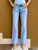 Crystal Chain Straight-Leg Jeans