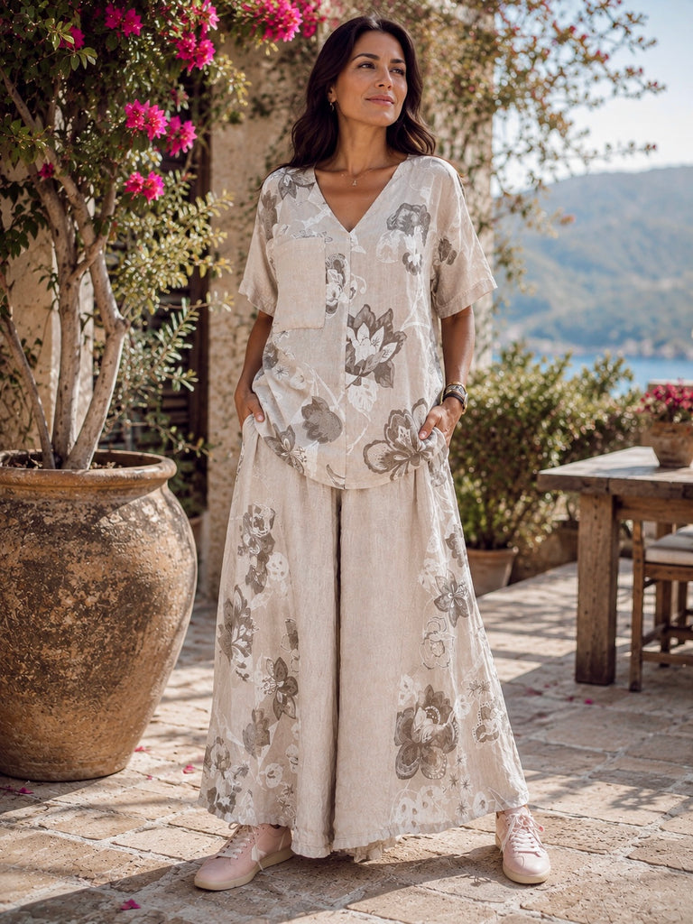 The Stone Fiore Pure Linen Co-ord