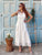 Blanc Crochet and Chiffon 2 piece set