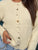 Bijou Novelty Button Cardigan - Cream