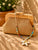 Soleil Woven Wooden Clutch