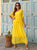 Lemon Sirena Silk Sequins Trim Dress