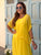 Lemon Sirena Silk Sequins Trim Dress