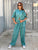 Teal Fleur Cotton Co-ord Set