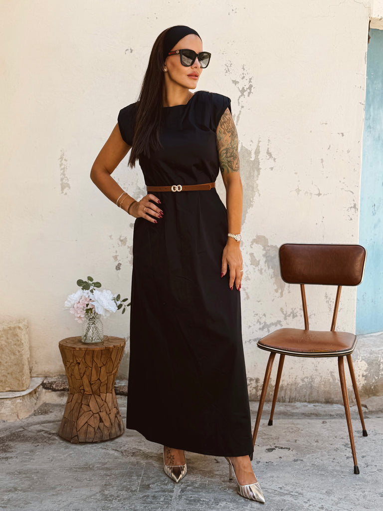 The Black Marceau Premium Dress  - Bougie Collection