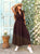 Espresso Wrap Maxi Dress
