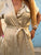 Sable Élégance Silky Luxe Belted Shirt Dress - Bougie Collection