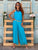 Turquoise Riviera Pure Silk Jumpsuit