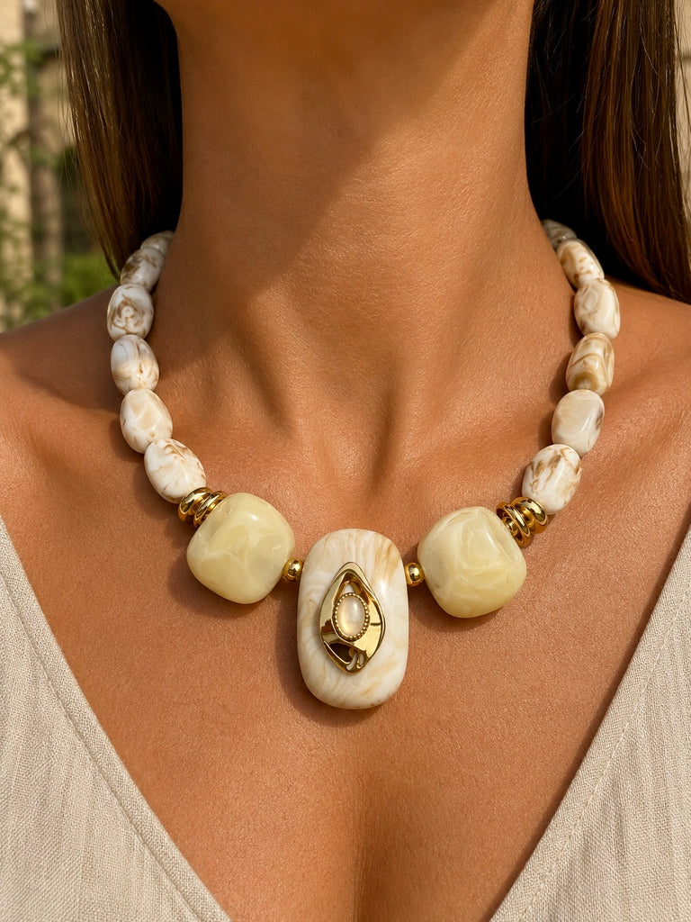 Avorio Luxe Statement Necklace