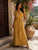 The Serafina Pure Linen Maxi Dress - Bougie Collection