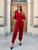 Burgundy Jumpsuit